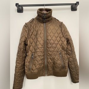 Burberry Brit quilted utility/moto jacket - size S